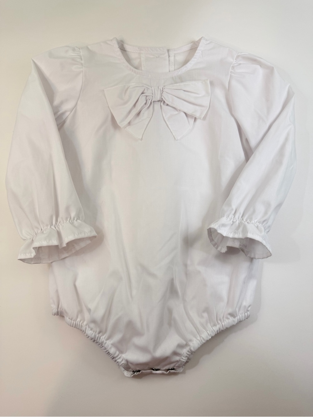 TBBC Beatrice Bow Shirt White 2T